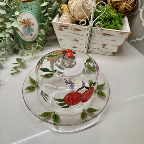 Libby hand painted fruit/ cheese platter - Picture 2 of 7